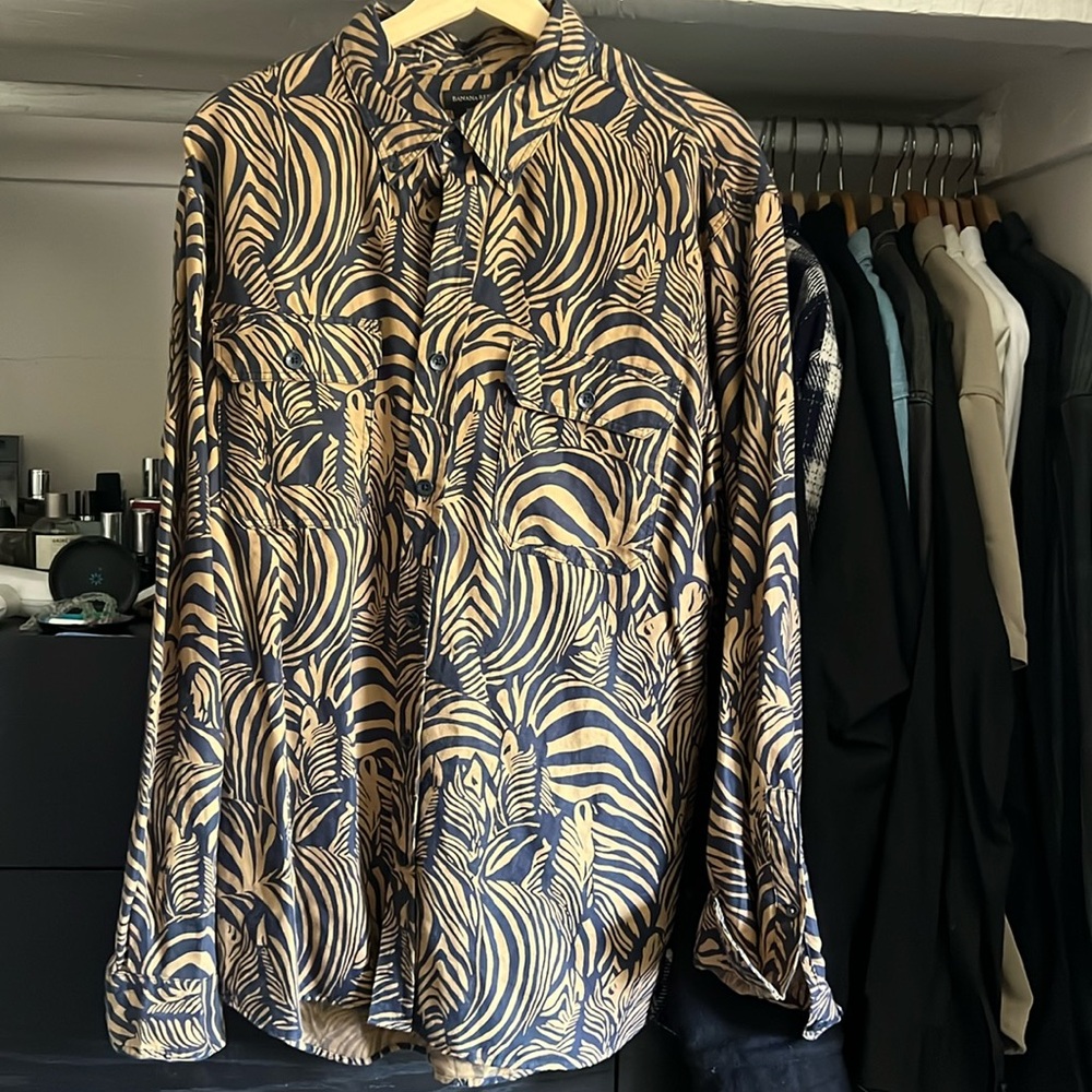 Banana Republic Zebra Print